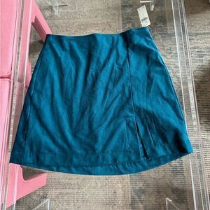 NWT Anthro Suede Skirt
